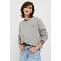 Mikina Pepe Jeans dámská, šedá barva, hladká