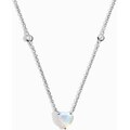ELENYS Royal Fashion stříbrný náhrdelník GU-DR23100N-SILVER-MOONSTONE-TOPAZ