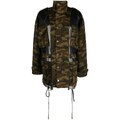 Monse deconstructed camouflage jacket - Black