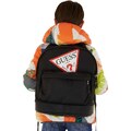 Dětský batoh Guess černá barva, velký, s potiskem