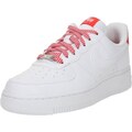 Nike Sportswear Tenisky 'AIR FORCE 1 '07 NEXT NATURE' červená / bílá