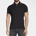 Pánské černé polo triko Tommy Hilfiger 56389