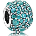 Pandora Třpytivý tyrkysový korálek 791755MCZ
