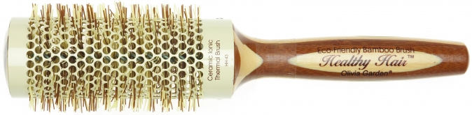 Olivia Garden Healthy Hair Thermal 43 - bambusový kartáč na vlasy - GLAMI.cz