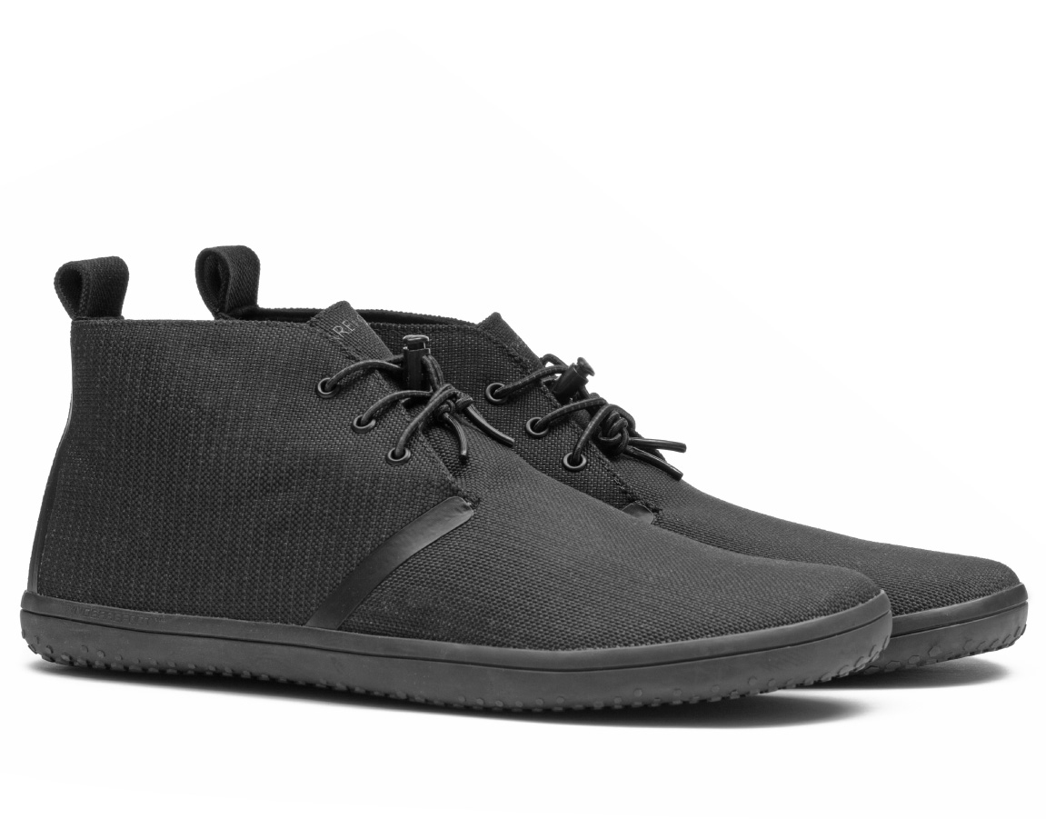 Scarpe VIVOBAREFOOT Gobi II Uomo, Pelle Premium Nera, Tripla Ossidiana, Taglia US 9 / EU 43, Nuove In Scatola - Foto 4