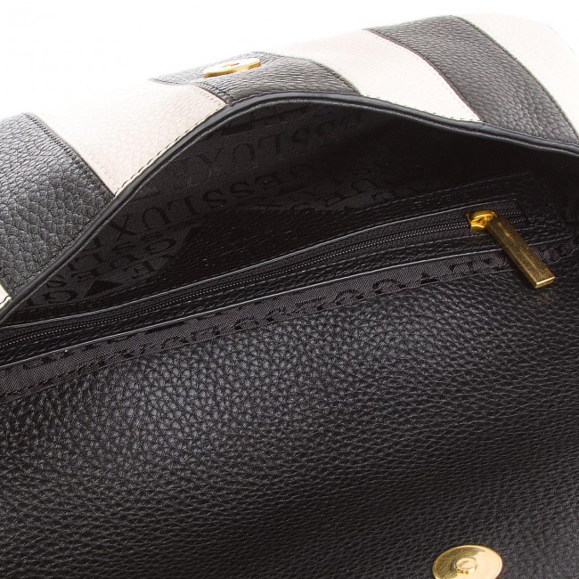 GUESS kabelka černá a bílá LUXE