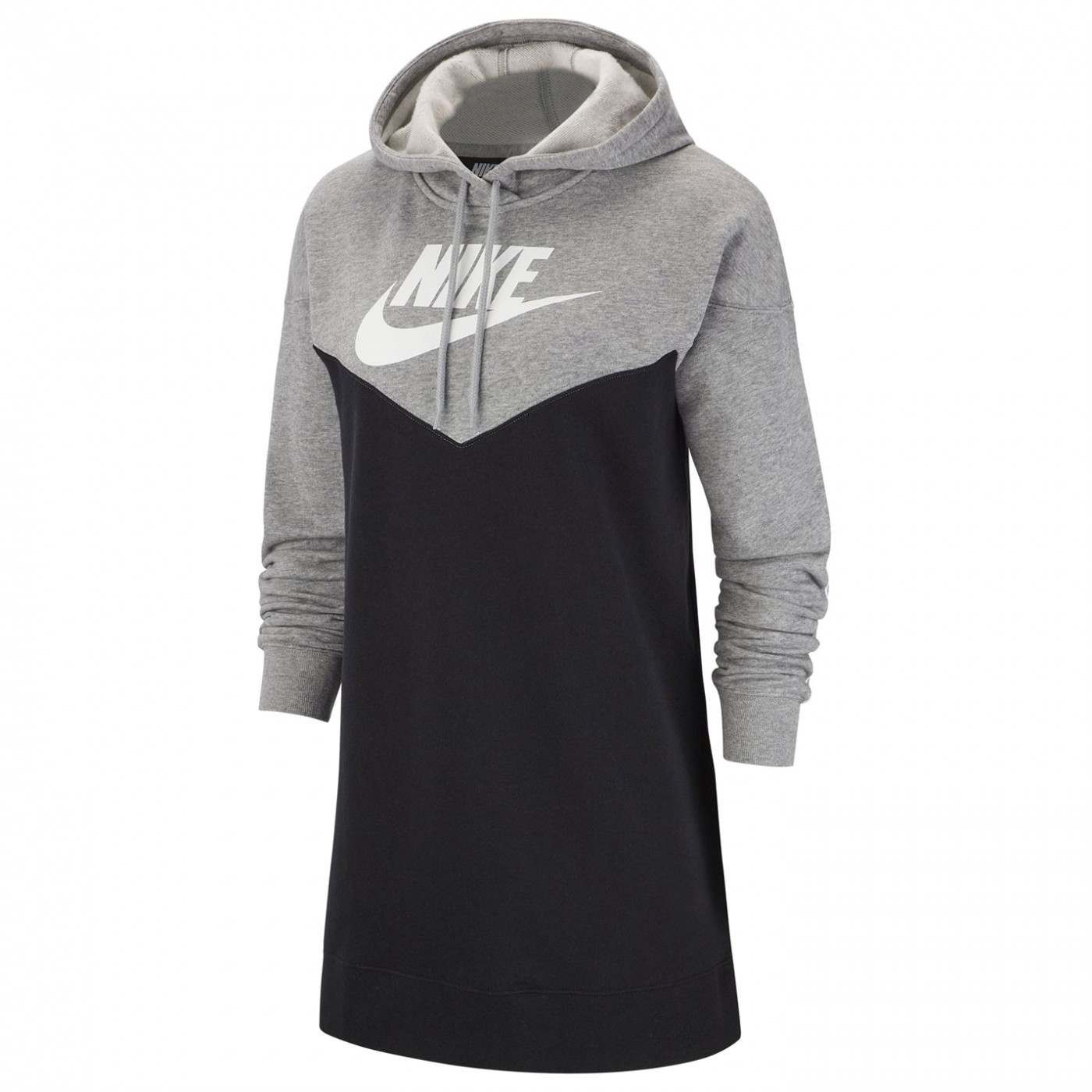Nike Hoodie Dress Ladies Black/Grey Nike Hoodie Dress Ladies Black/Grey