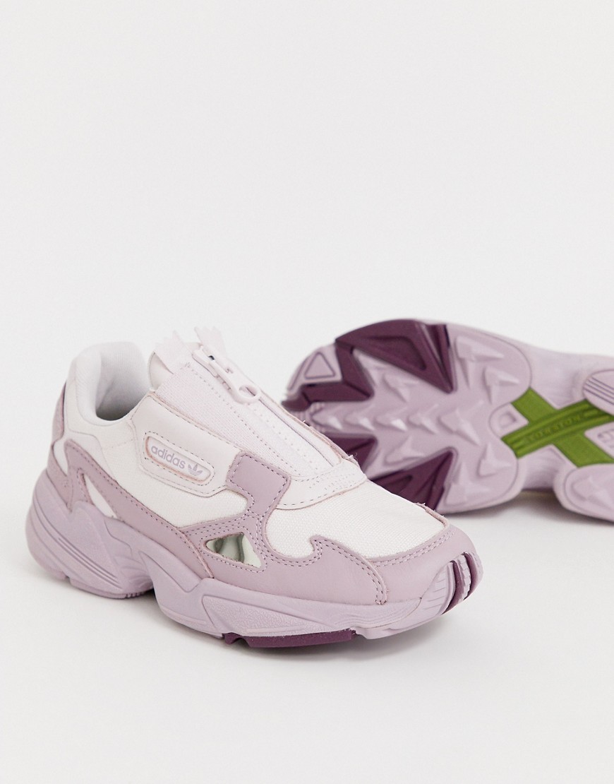 adidas falcon zip lilac