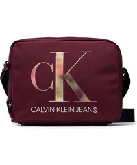 Calvin Klein Logo Dark Grey Limited praktická plátěná taška s nápisem CK  Tmavě šedá - GLAMI.cz