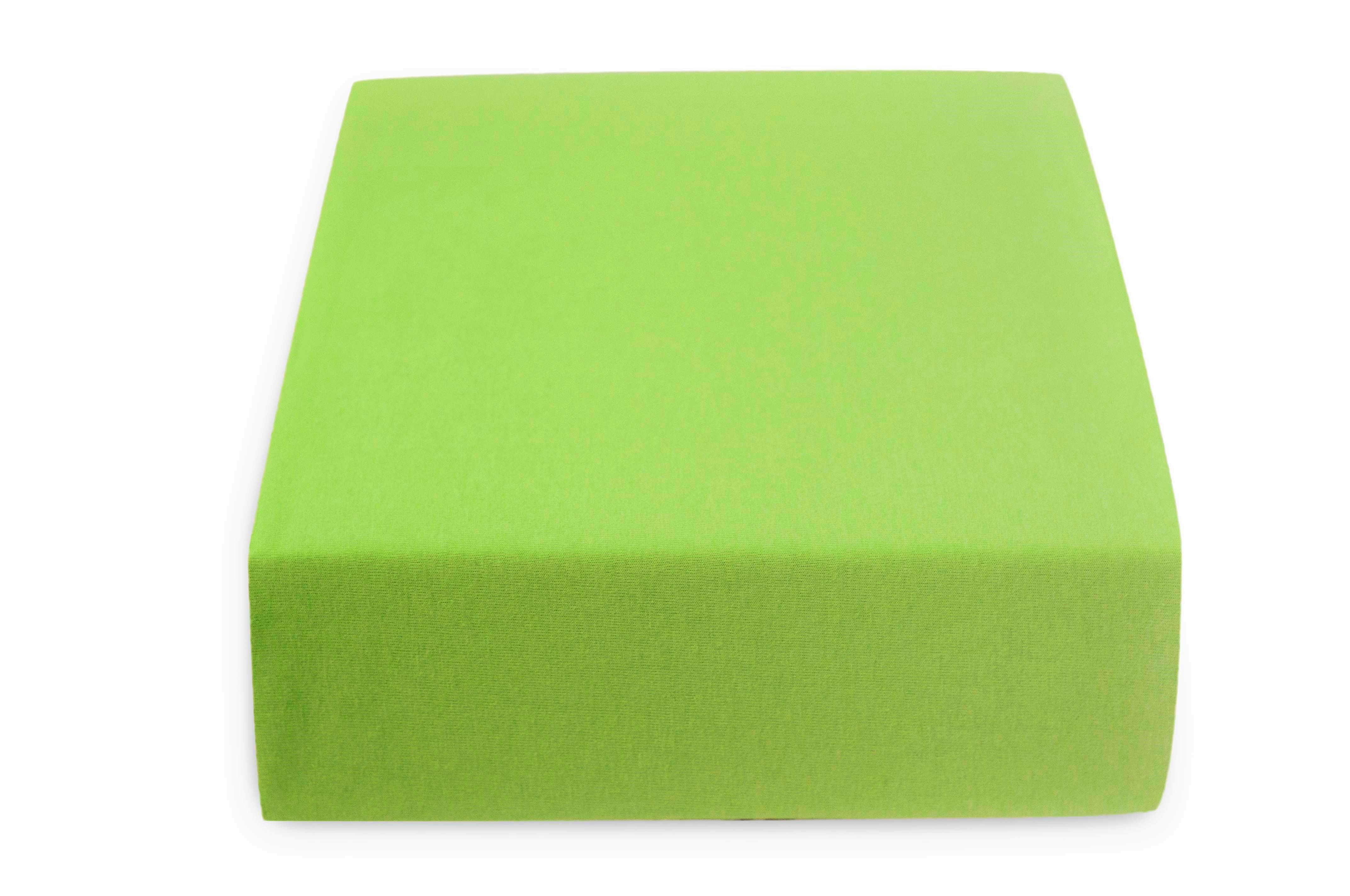 Jersey prostěradlo zelené 90 x 200 cm - GLAMI.cz