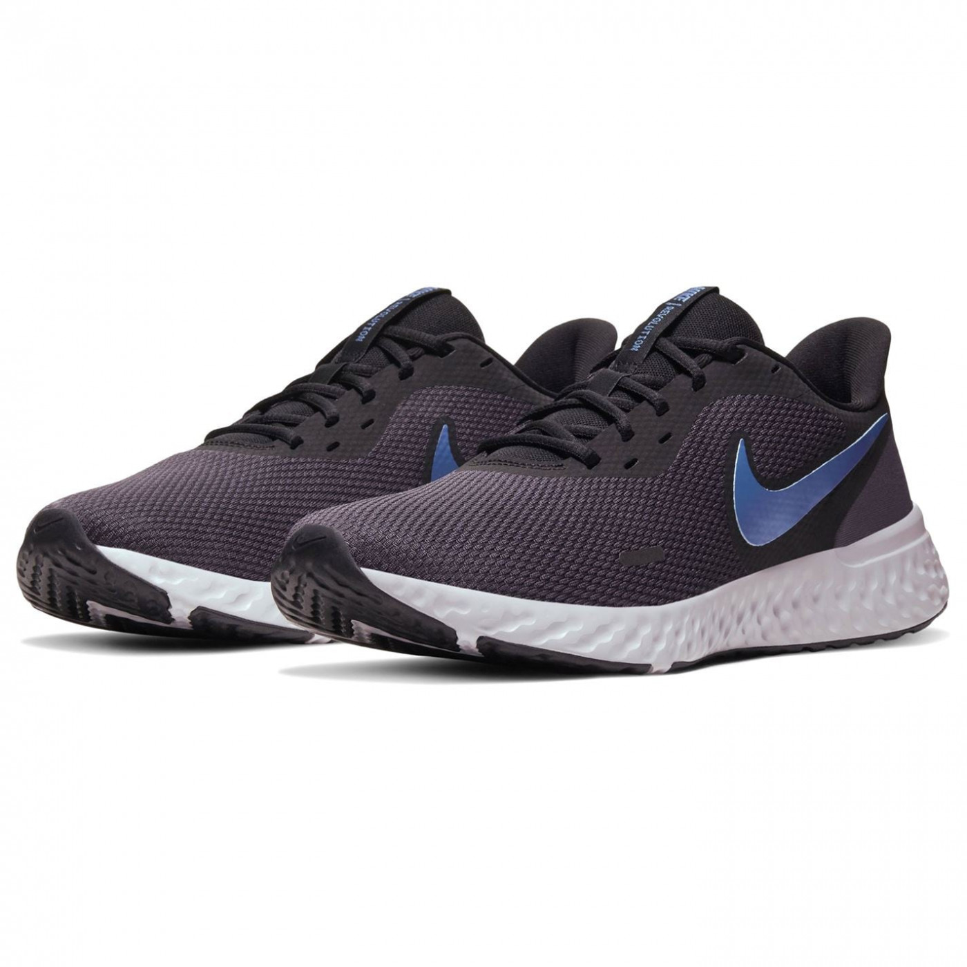 Nike Revolution 5 Men's Running Shoe DkGrey/Blue GLAMI.cz