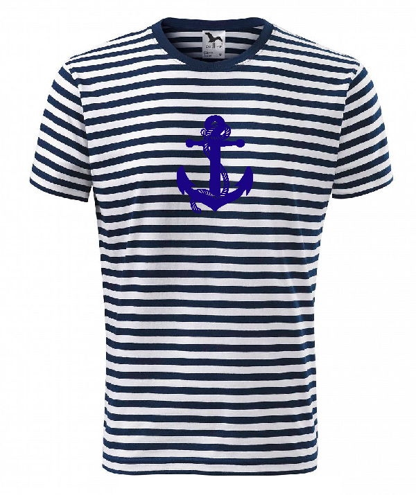 trend-design.cz NÁMOŘNICKÉ TRIČKO S KOTVOU