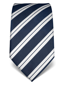 Elegantní kravata Vincenzo Boretti 21916 - modrá s pruhem