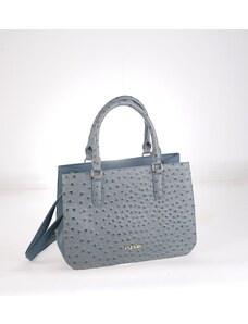 Elegantní kabelka s odepínatelným ramínkem Kbas na zip modrá 328601AZ