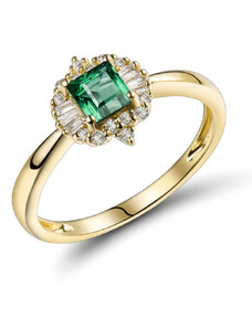 Zelené, zlaté dámské prsteny | 50 kousků - GLAMI.cz