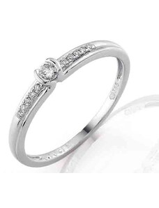 GEMS DIAMONDS Zásnubní prsten s diamantem, bílé zlato brilianty Briline 3860828