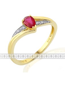 GEMS DIAMONDS Diamantový prsten s rubínem Briline 3811952-5-54-94