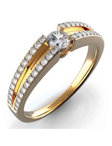 Prsteny s diamanty GEMS diamonds, žluté zlato 3810427-5-50-99
