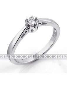 GEMS DIAMONDS Zásnubní prsten s diamantem, bílé zlato brilianty Briline 3861310-0-51-99