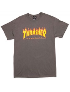 Thrasher TRIKO THRAHER FLAME - šedá -