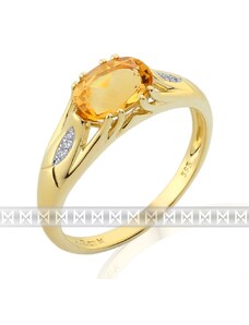 GEMS DIAMONDS Diamantový prsten s citrínem Briline 3811900-5-55-80