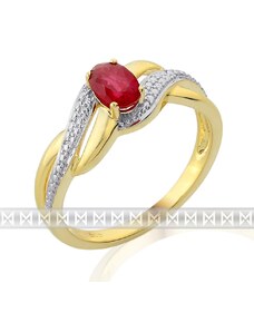 GEMS DIAMONDS Zlatý prsten s rubínem Briline 3811740-5-55-94