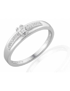 GEMS DIAMONDS Zásnubní prsten s diamantem, bílé zlato brilianty Briline 3861799-0-54-99