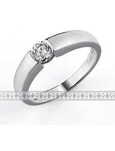 GEMS DIAMONDS Zásnubní prsten s diamantem, bílé zlato brilianty Briline 3860101-0-54-99