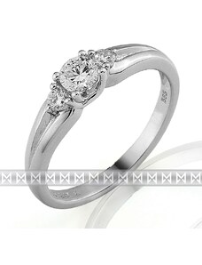 GEMS DIAMONDS Zásnubní prsten s diamantem, bílé zlato brilianty Briline 3861660-0-51-99