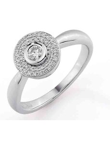 GEMS DIAMONDS Zásnubní prsten s diamantem, bílé zlato brilianty Briline 3861340-0-54-99