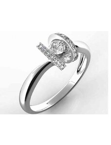 GEMS DIAMONDS Zásnubní prsten s diamantem, bílé zlato brilianty Briline 3860315-0-54-99