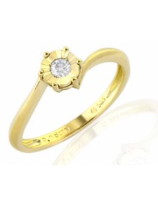GEMS DIAMONDS Prsten s diamantem GEMS, žluté zlato 3811330-0-54-99