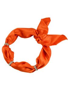 Bijoux Me Šátek s bižuterií Sofia 245sof001-11 - oranžový