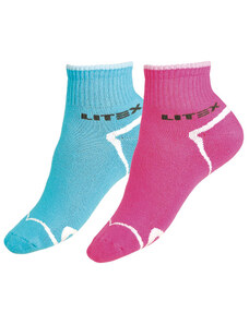 Sportovní ponožky LITEX polovysoké 99634 - růžové