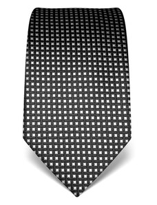 Elegantní kravata Vincenzo Boretti 21990- antracitový čtvereček