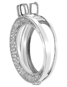 Stříbrný přívěsek Hot Diamonds Emozioni Luna Coin KeeperStříbrný přívěsek Hot Diamonds Emozioni Luna Coin Keeper