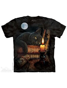 Pánské batikované triko The Mountain - The Witching Hour - černé