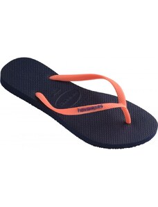 ŽABKY HAVAIANAS SLIM LOGO WMS - modrá -