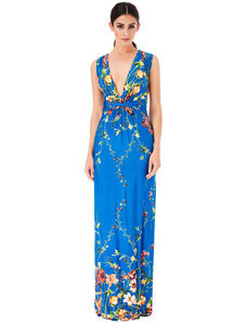 City Goddess Dlouhé letní šaty s potiskem květů