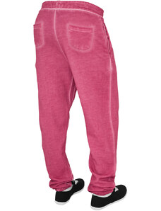 Dámské tepláky Urban Classics Ladies Spray Dye Sweatpant - růžové