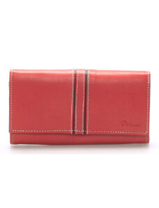 Dámská kožená peněženka červená - Delami Lestiel červená