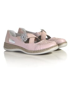 Dámské sandále Rieker 464H0 růžová