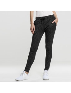 Urban Classics Ladies Space Dye Terry Jogpants blk/wht