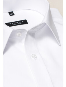 ETERNA Comfort Fit bílá košile pánská dlouhý rukáv Popelín límec Kent