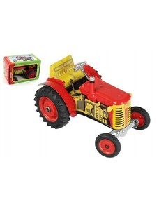 Teddies Kovap Zetor Traktor červený na klíček kov 11:2v krabičce