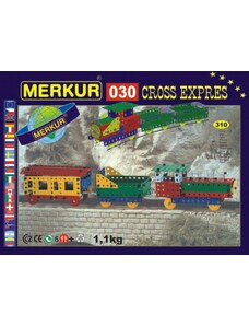 Teddies MERKUR Cross expres 030 Stavebnice 10 modelů 310ks v krabici 36x27x3cm