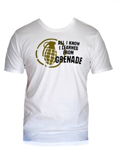 Grenade tričko Educator white