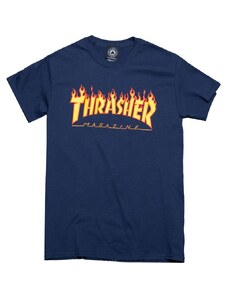 Thrasher TRIKO THRAHER FLAME - modrá -