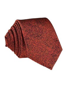 Šperky LAFIRA Style Pánská červená vzorovaná slim kravata - 6 cm