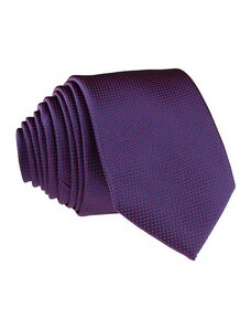 Šperky LAFIRA Style Pánská fialová slim kravata s tečkami - 6 cm